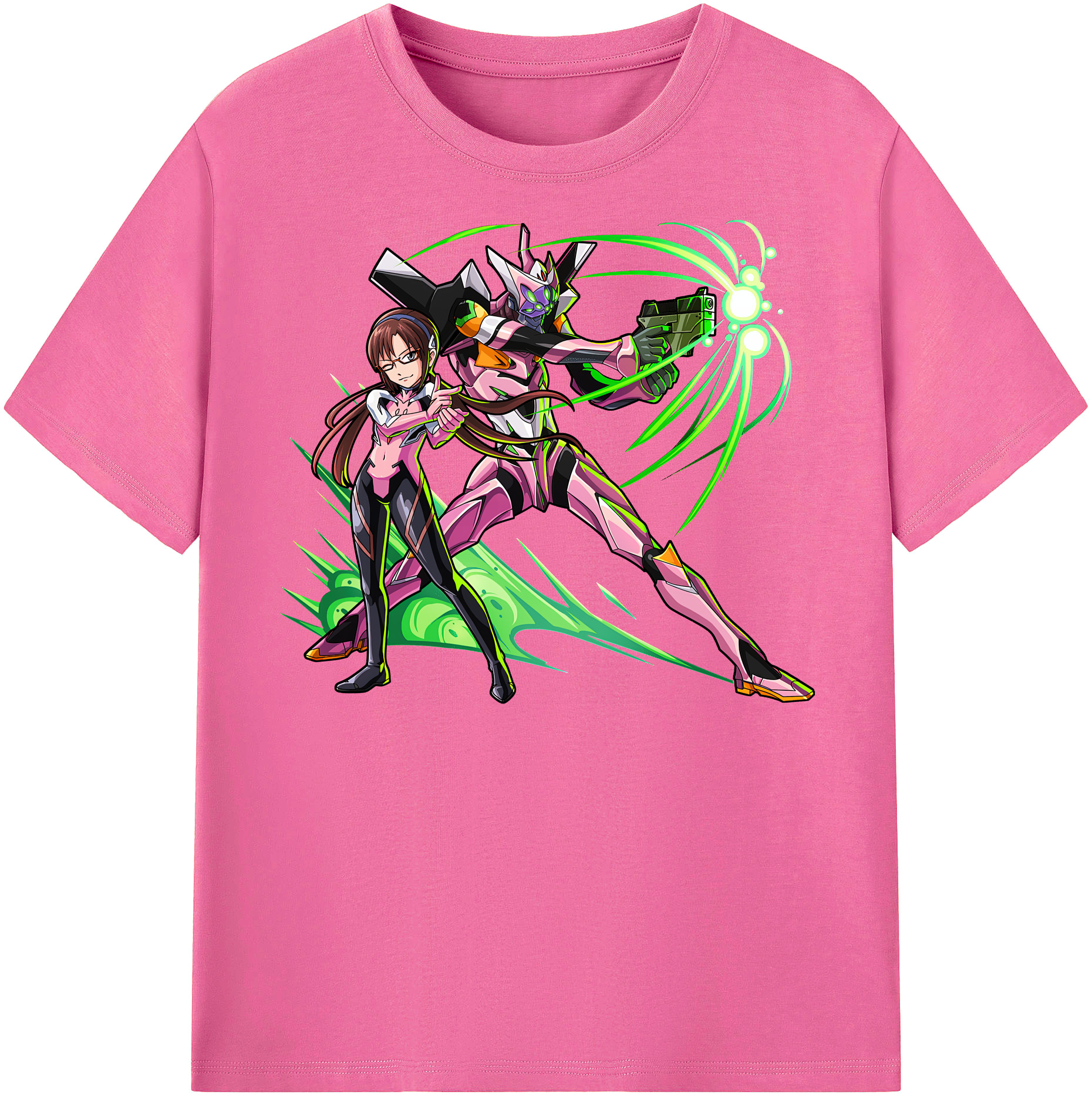 （画像用） EVA 新世紀エヴァンゲリオン レディースカジュアルプリントTシャツ（綿100％）